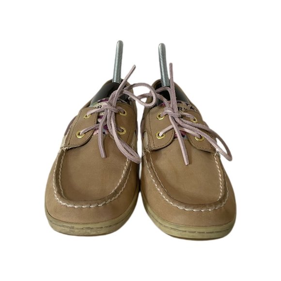 Sperry Loafers Women’s Size 8 M Liberty Art Tan Boat Shoes Bluefish Floral - Picture 2 of 10